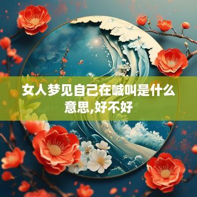 女人梦见自己在喊叫是什么意思,好不好