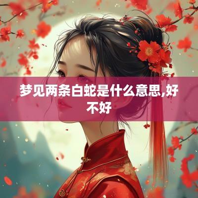 梦见两条白蛇是什么意思,好不好
