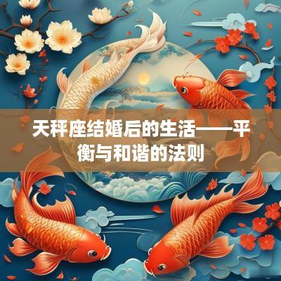 天秤座结婚后的生活——平衡与和谐的法则