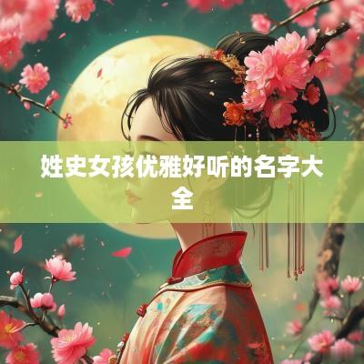 姓史女孩优雅好听的名字大全