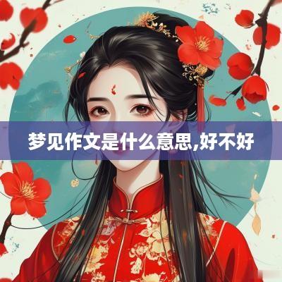 梦见作文是什么意思,好不好
