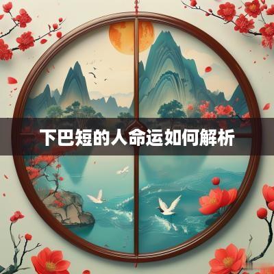 下巴短的人命运如何解析