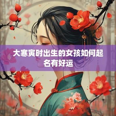 大寒寅时出生的女孩如何起名有好运
