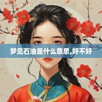 梦见石油是什么意思,好不好