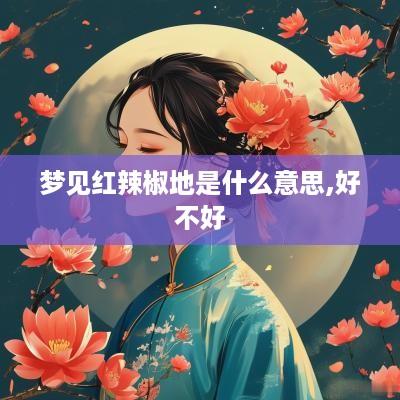 梦见红辣椒地是什么意思,好不好