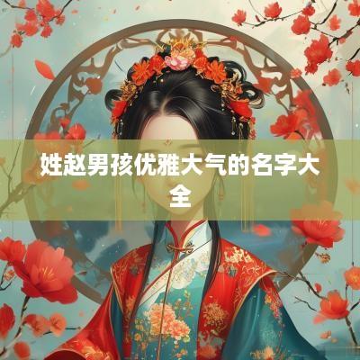 姓赵男孩优雅大气的名字大全