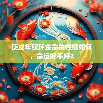 庚戌年钗环金命的性格如何，命运好不好？