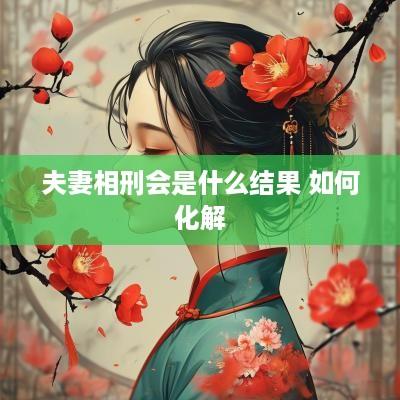 夫妻相刑会是什么结果 如何化解