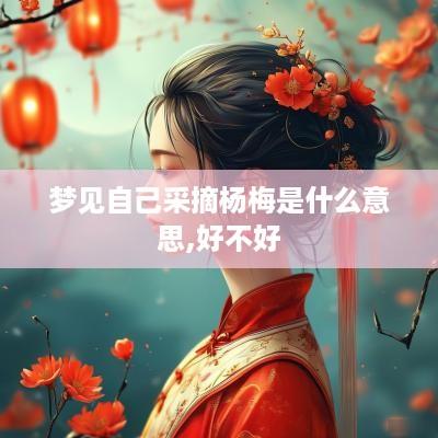 梦见自己采摘杨梅是什么意思,好不好