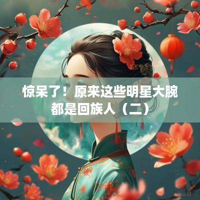 惊呆了！原来这些明星大腕都是回族人（二）