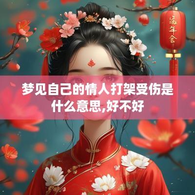 梦见自己的情人打架受伤是什么意思,好不好