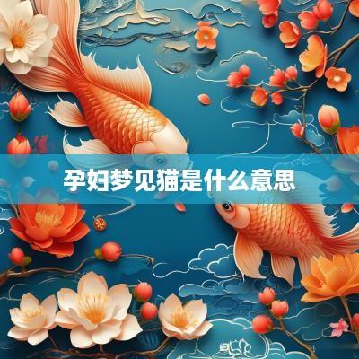 孕妇梦见猫是什么意思
