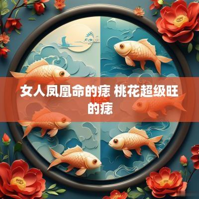 女人凤凰命的痣 桃花超级旺的痣