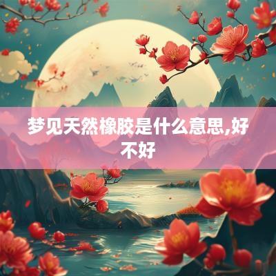 梦见天然橡胶是什么意思,好不好