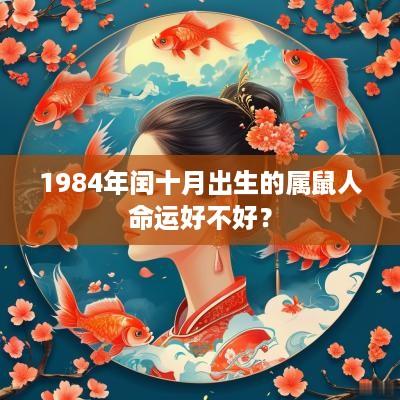 1984年闰十月出生的属鼠人命运好不好？