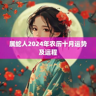 属蛇人2025年农历十月运势及运程