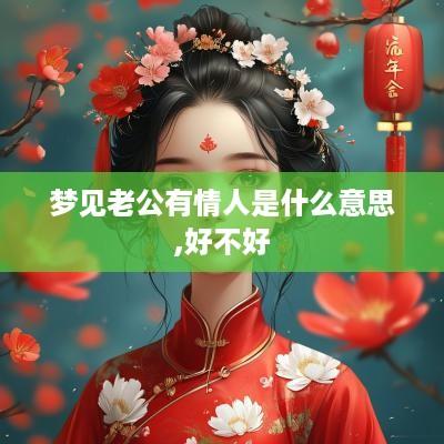 梦见老公有情人是什么意思,好不好