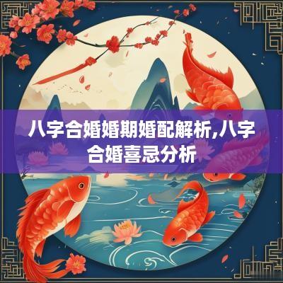 八字合婚婚期婚配解析,八字合婚喜忌分析
