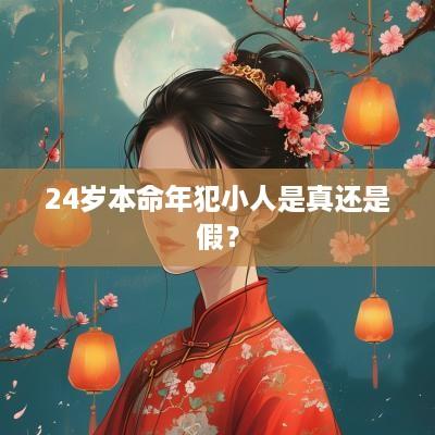 24岁本命年犯小人是真还是假？
