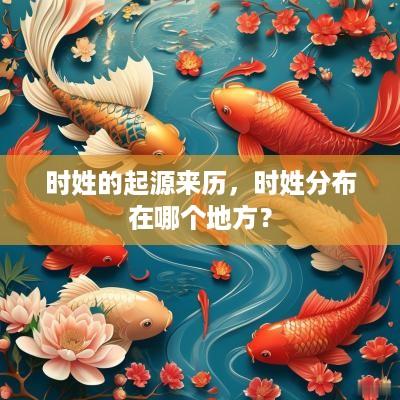 时姓的起源来历，时姓分布在哪个地方？