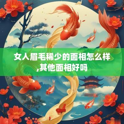 女人眉毛稀少的面相怎么样,其他面相好吗