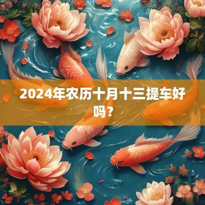 2025年农历十月十三提车好吗？