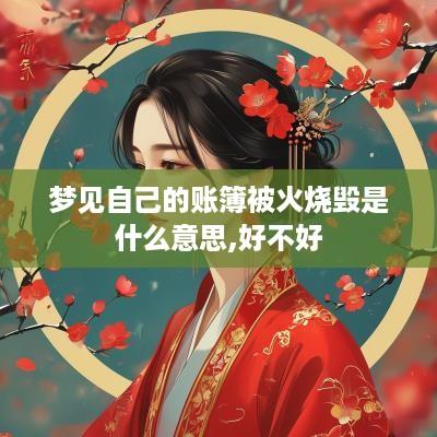 梦见自己的账簿被火烧毁是什么意思,好不好