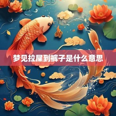 梦见拉屎到裤子是什么意思