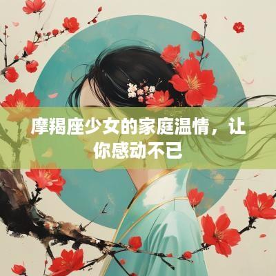 摩羯座少女的家庭温情，让你感动不已