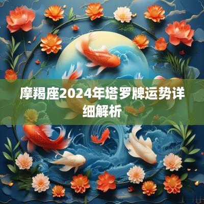 摩羯座2025年塔罗牌运势详细解析