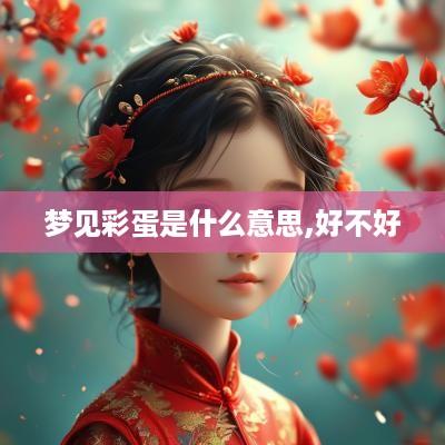 梦见彩蛋是什么意思,好不好