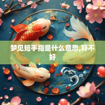 梦见短手指是什么意思,好不好