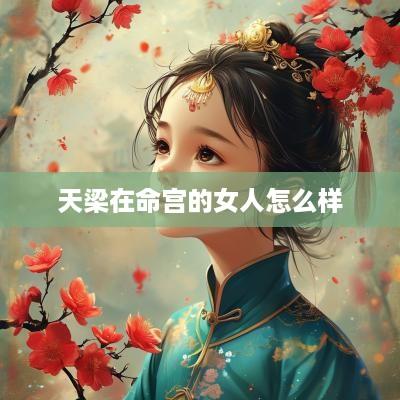 天梁在命宫的女人怎么样