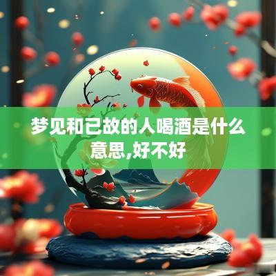 梦见和已故的人喝酒是什么意思,好不好
