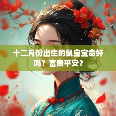 十二月份出生的鼠宝宝命好吗？富贵平安？