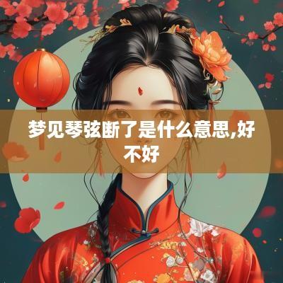 梦见琴弦断了是什么意思,好不好