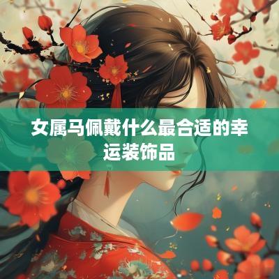 女属马佩戴什么最合适的幸运装饰品