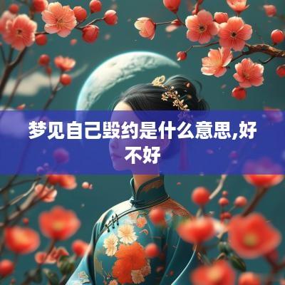 梦见自己毁约是什么意思,好不好