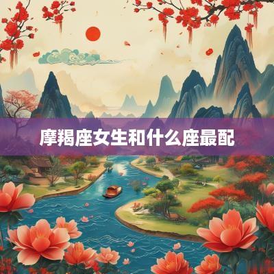摩羯座女生和什么座最配
