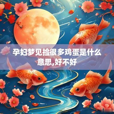 孕妇梦见捡很多鸡蛋是什么意思,好不好