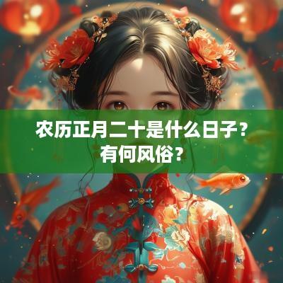 农历正月二十是什么日子？有何风俗？