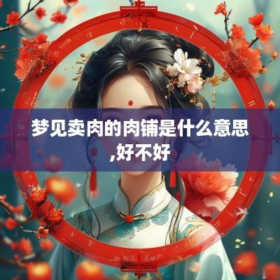 梦见卖肉的肉铺是什么意思,好不好
