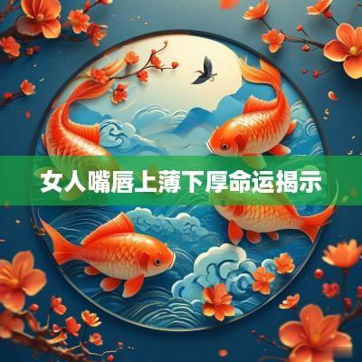 女人嘴唇上薄下厚命运揭示