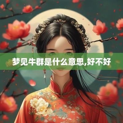 梦见牛群是什么意思,好不好
