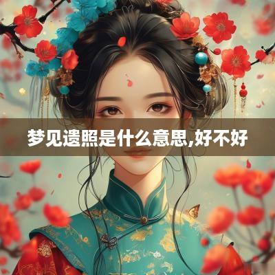 梦见遗照是什么意思,好不好
