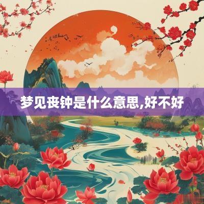 梦见丧钟是什么意思,好不好