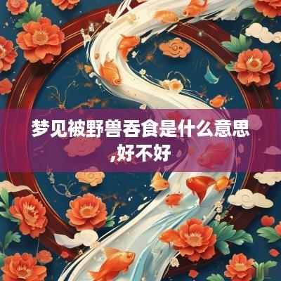 梦见被野兽吞食是什么意思,好不好