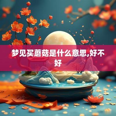 梦见买蘑菇是什么意思,好不好