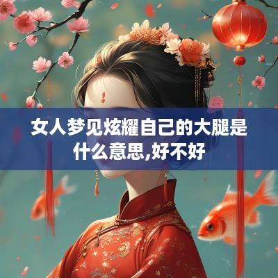 女人梦见炫耀自己的大腿是什么意思,好不好