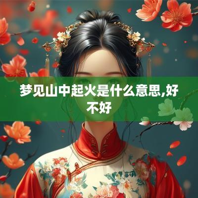 梦见山中起火是什么意思,好不好